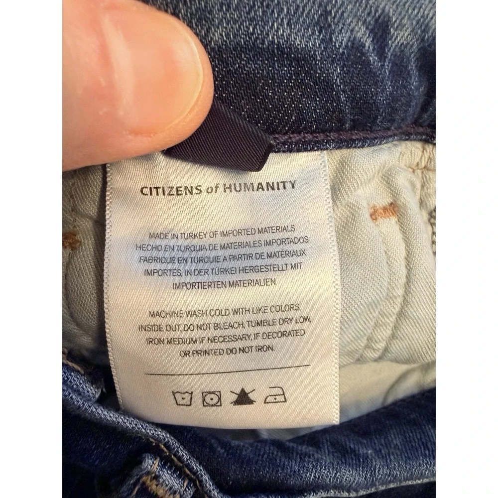 Citizens of Humanity Women's Size 28 Isola Straight Crop Style 2081-1259 Blue